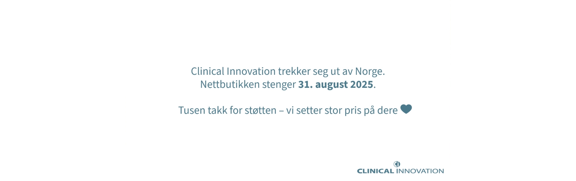 Clinical Innovation trekker seg ut av Norge